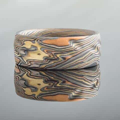 Stunning Mokume Gane Ring - Image 3